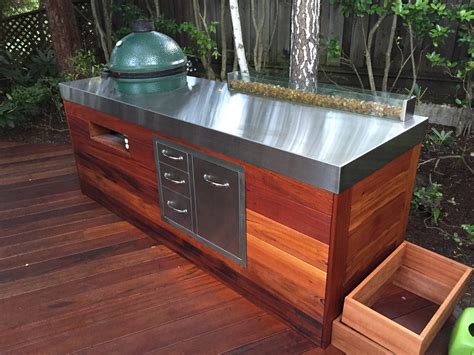 stainless steel outdoor kitchen countertops